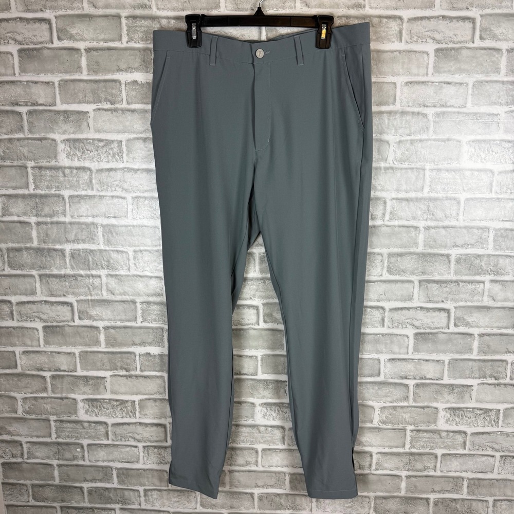 Primo Golf Joggers Mens 36 x 31 Tall Grey Performance Tapered Athletic Pants